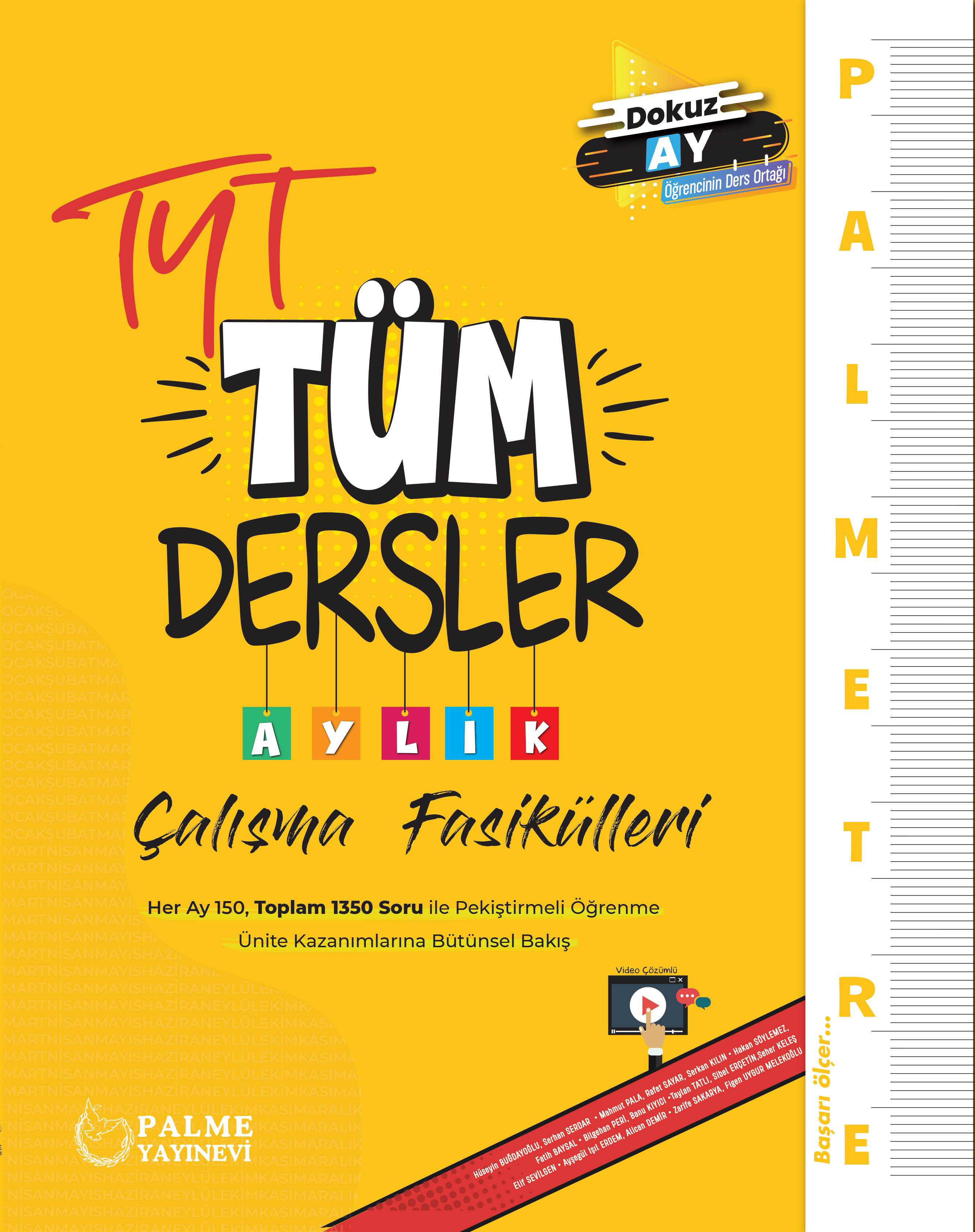 TYT Palmetre Aylık Çalışma Fasikülü kapak görseli